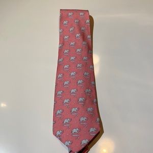 Vineyard Vines Pink Elephant Tie